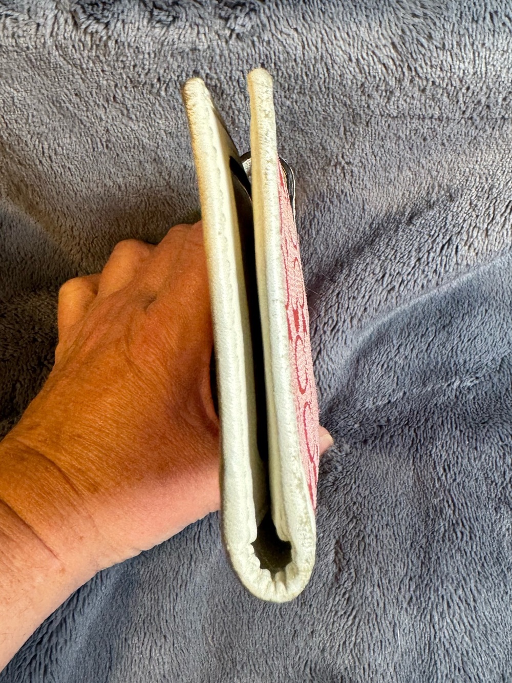 Coach Pink Signature Essential Slim Wallet - Picture 4 of 7